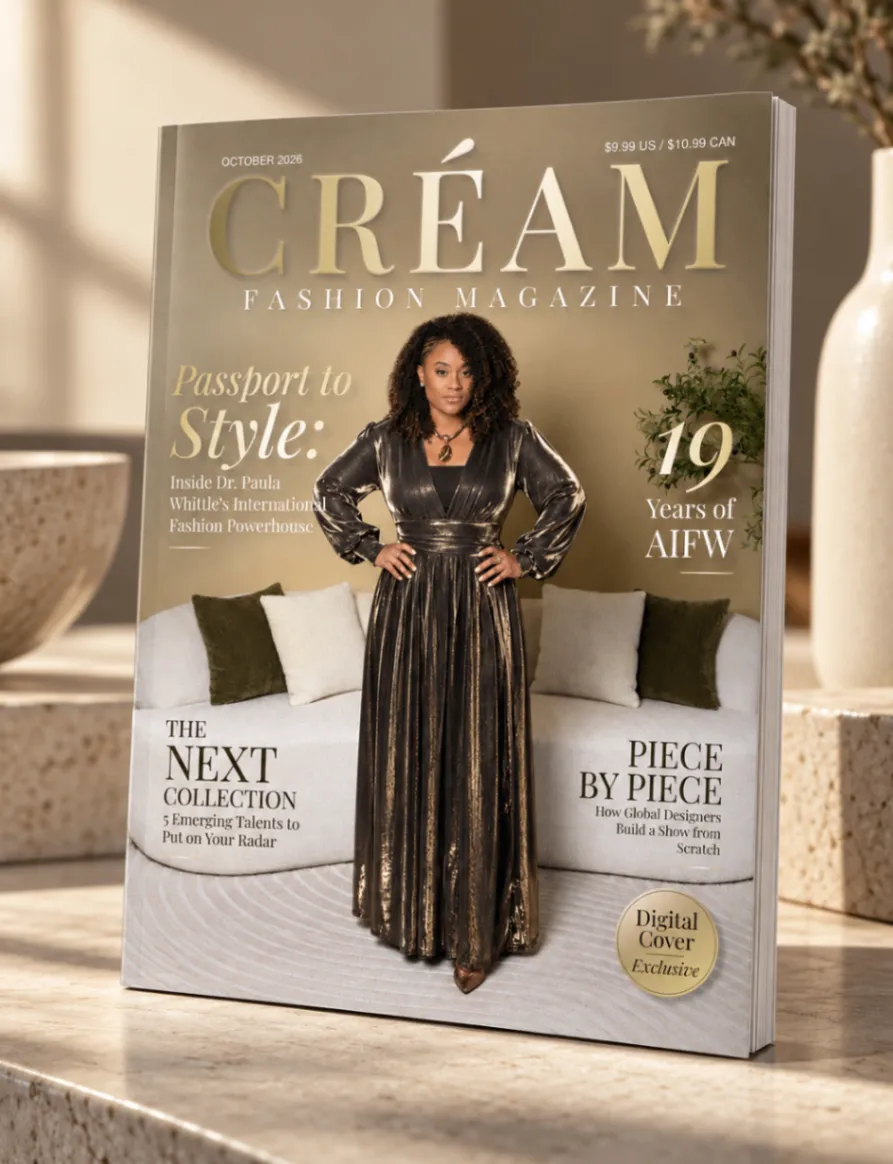 October 2026 CRÉAM Fashion Magazine story teaser